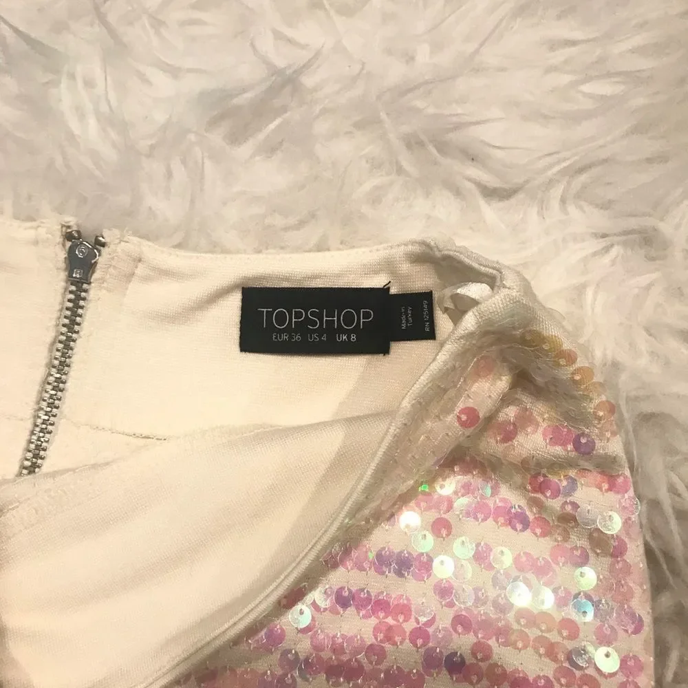 Topshop sequin party summer‎ skirt - Picture 3 of 4